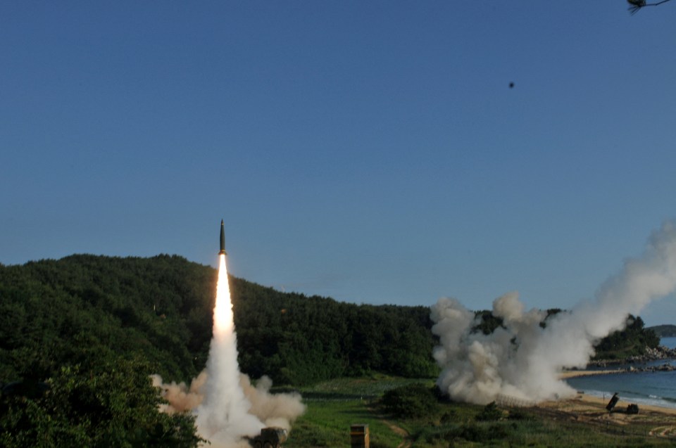 ATACMS missiles have been launched in south Korea during joint military exercises