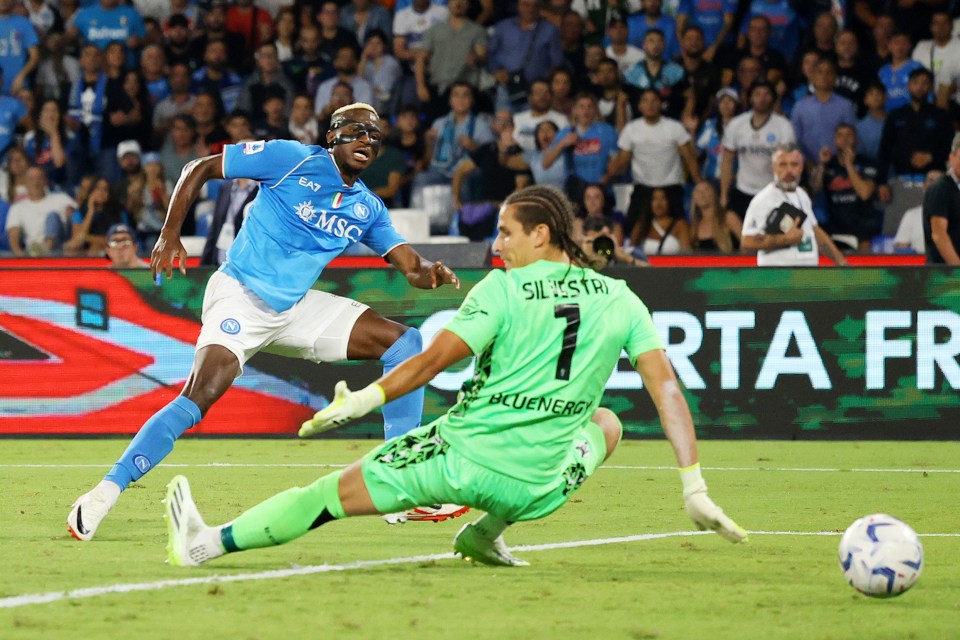 Victor Osimhen broke his mini-drought for Napoli against Udinese