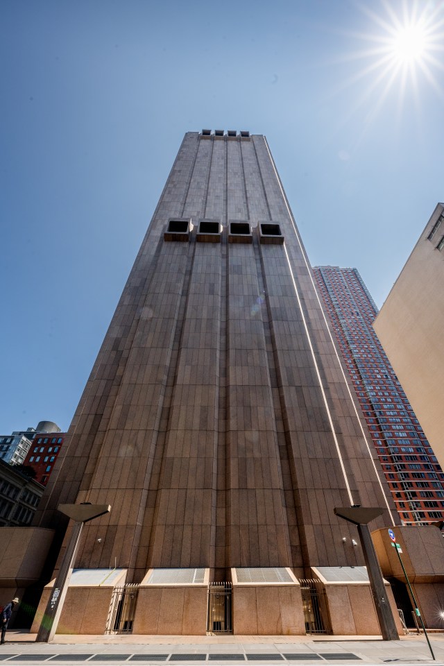 The 40-storey tower, is actually only 29 floors tall as the rooms were all built higher than usual to accommodate the phone equipment used