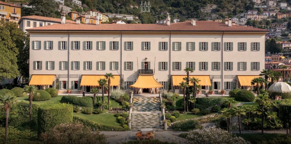 A hotel in Lake Como has been named the best in the world