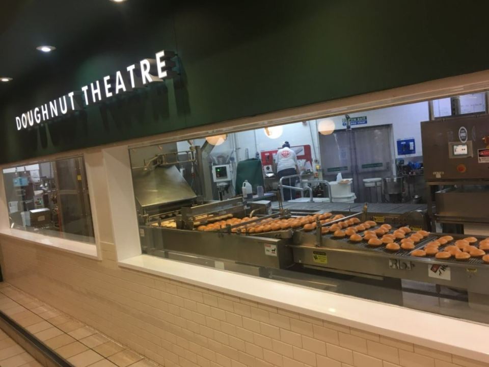 Families loved the Doughnut Theatre where you can watch them get made