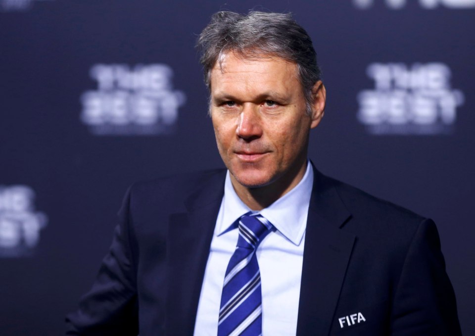 Holland legend Marco van Basten has revealed his top three players ever