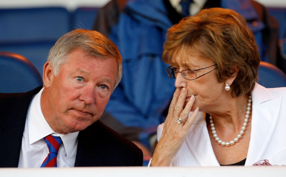 Cathy stood by Sir Alex throughout his playing career and journey to management