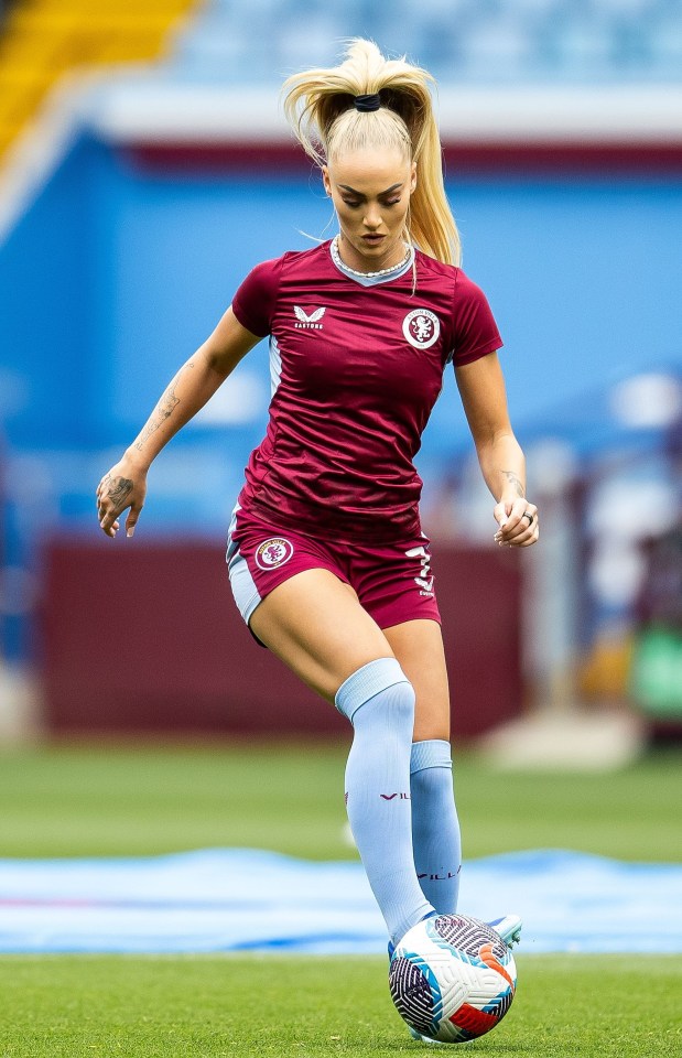 Aston Villa chiefs have decided to make the WSL team wear the club’s new 'wet-look' shirts