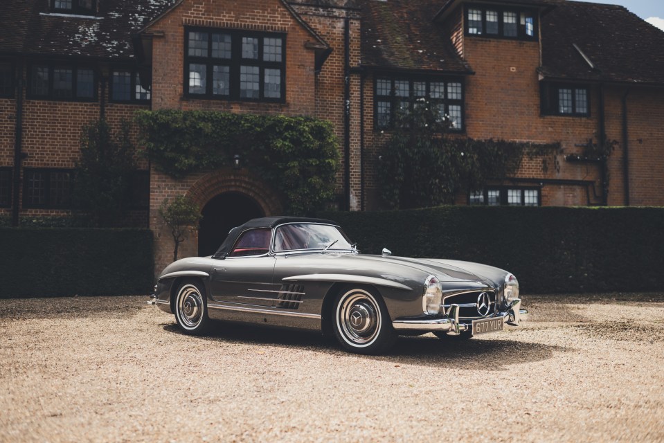 This gorgeous classic Mercedes is going up for sale