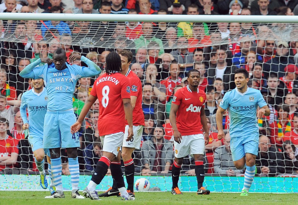 Mario Balotelli and the Cityzens announced their arrival on the big stage in October 2011