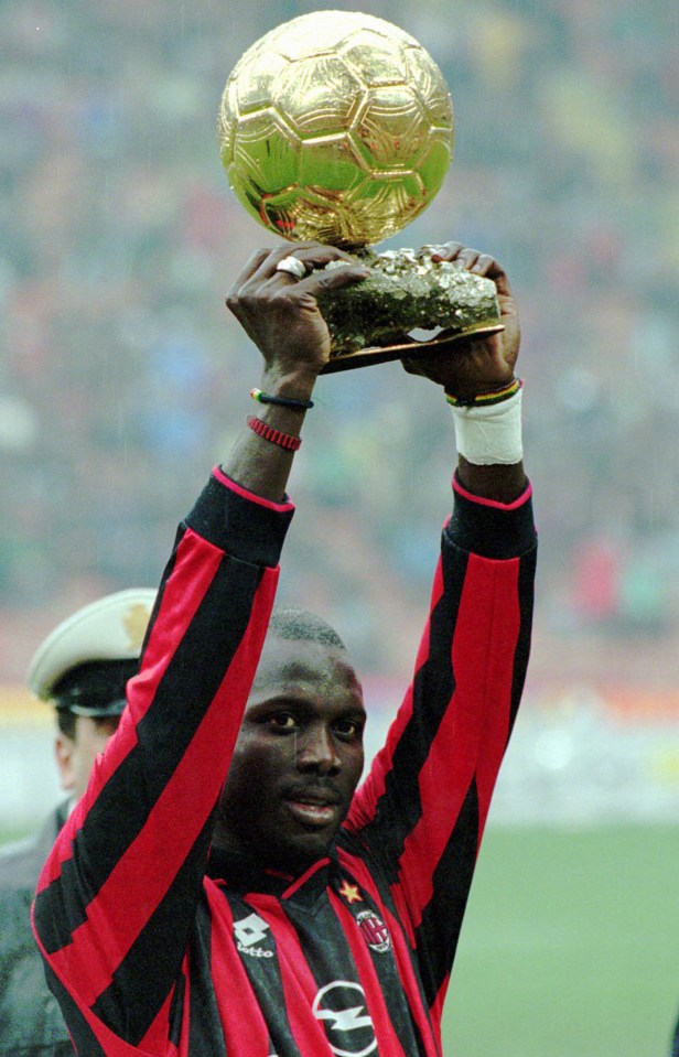 George Weah won the 1995 Ballon d’or