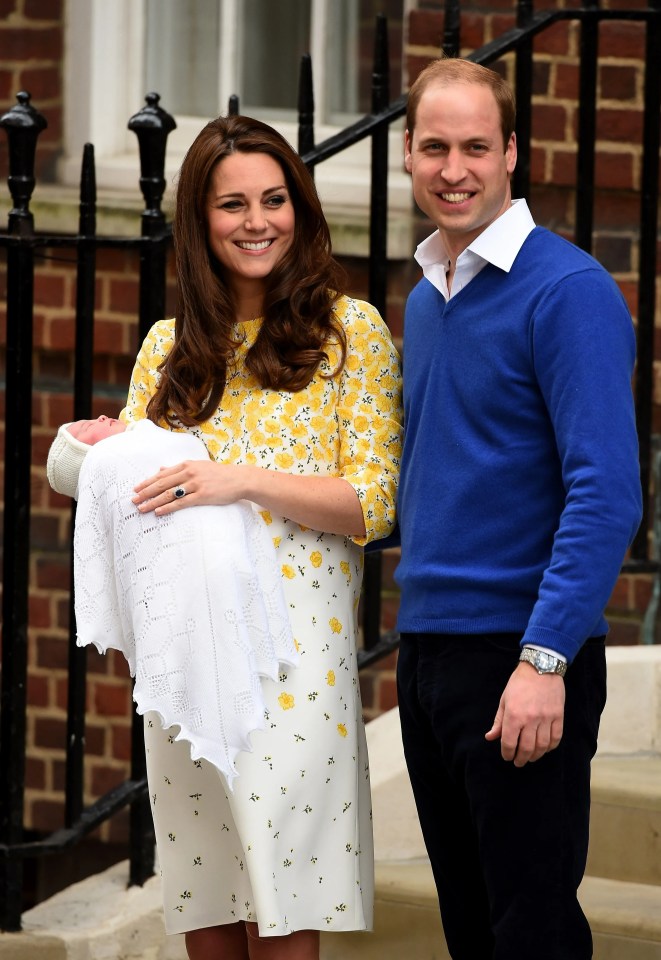 Kate and William show their baby to the world