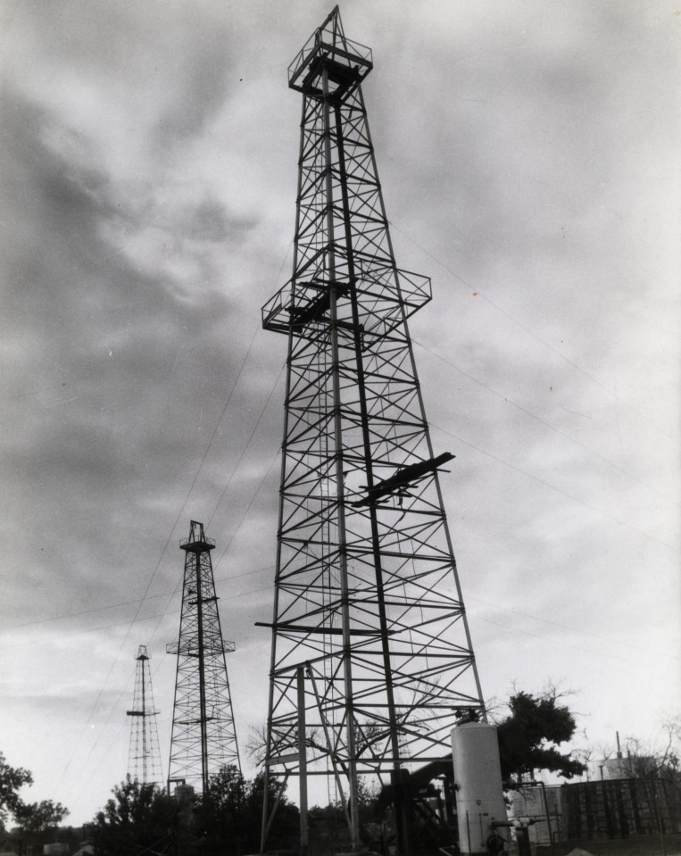 An oil well in Oklahoma