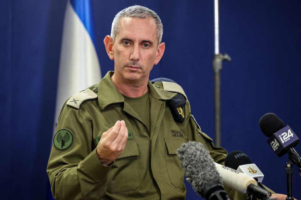 Israeli spokesperson Rear Admiral Daniel Hagari says operations are expanding