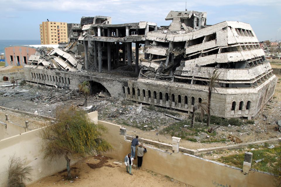 The Palestinian Intelligence HQ was destroyed in 2011