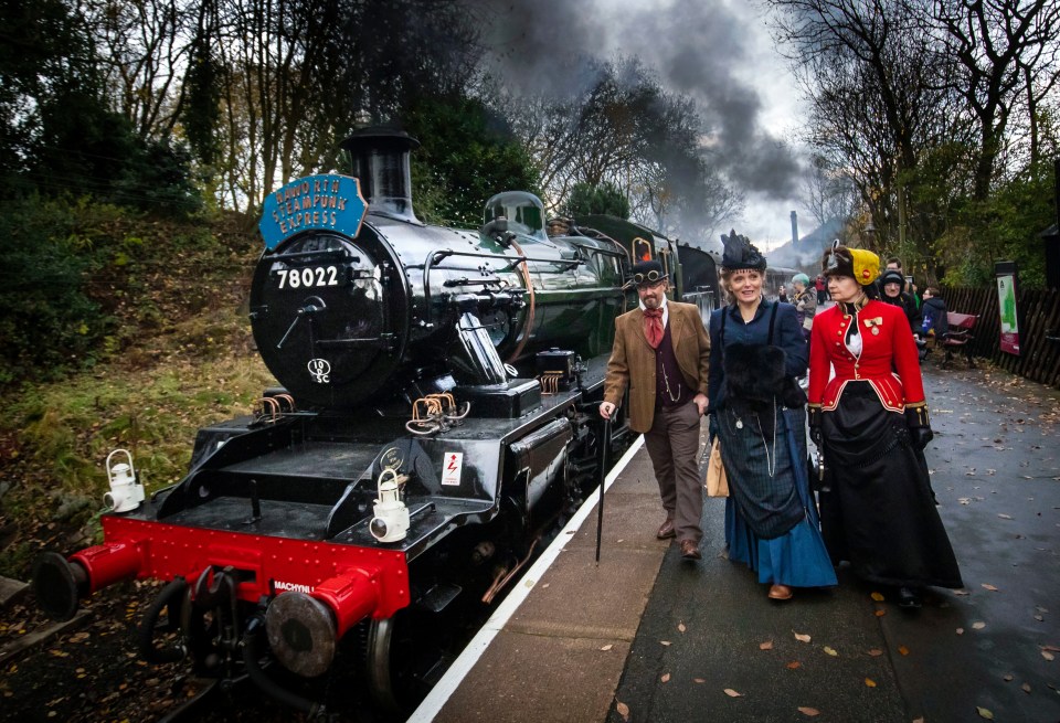 A steam train service still runs into the town, while also putting on special events