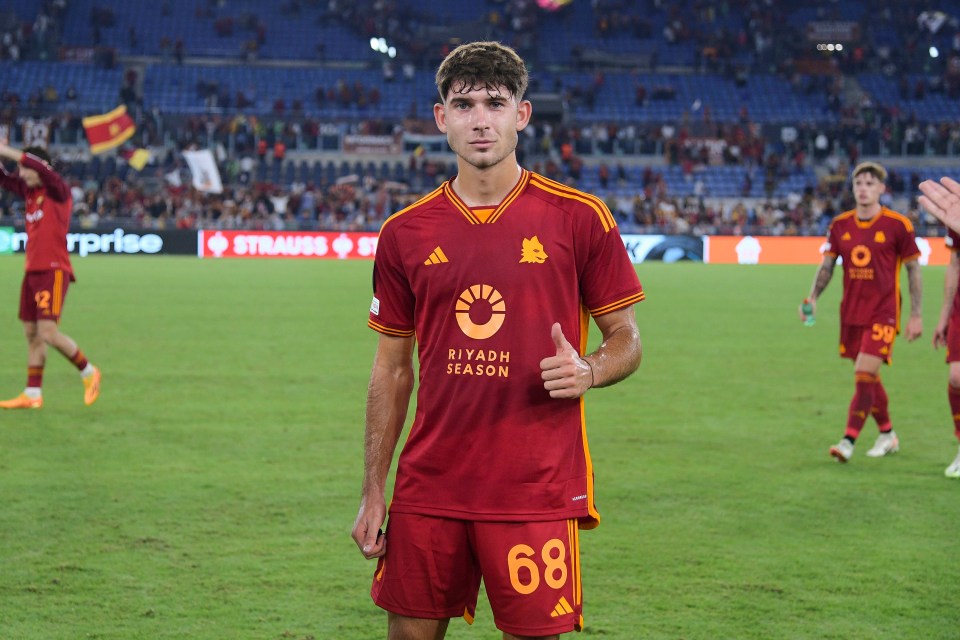 Francesco D’Alessio made his Roma debut in the win over Servette