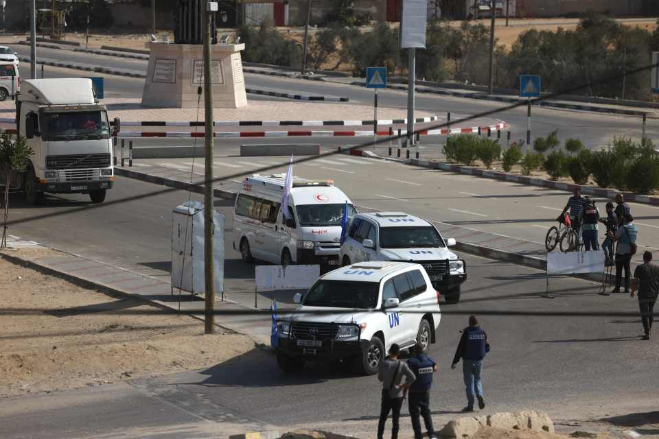 Aid has continued to flow in through the Rafah crossing