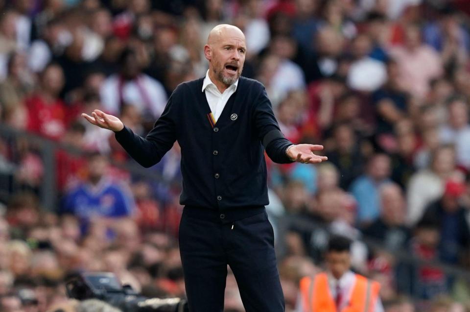 United boss Ten Hag is certainly not backing down either