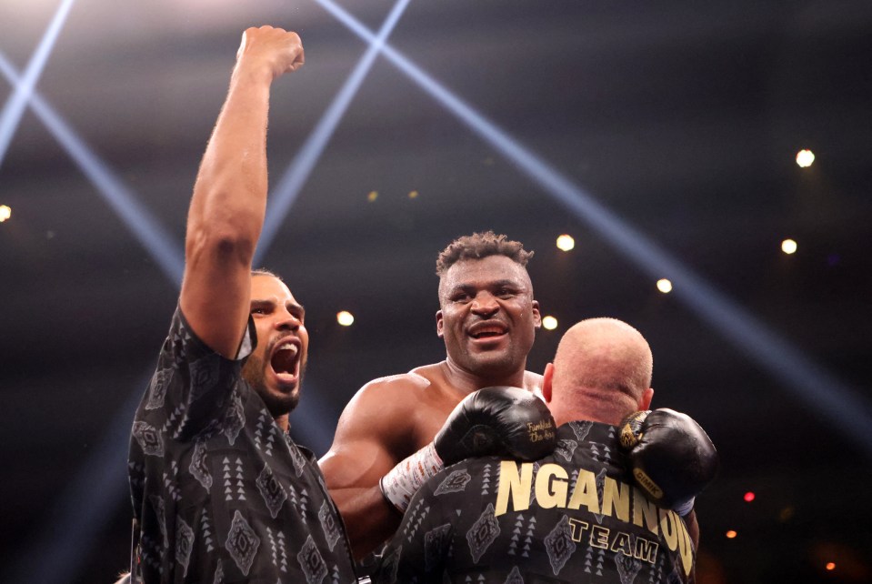 The Cameroonian believed he had won last night’s bout