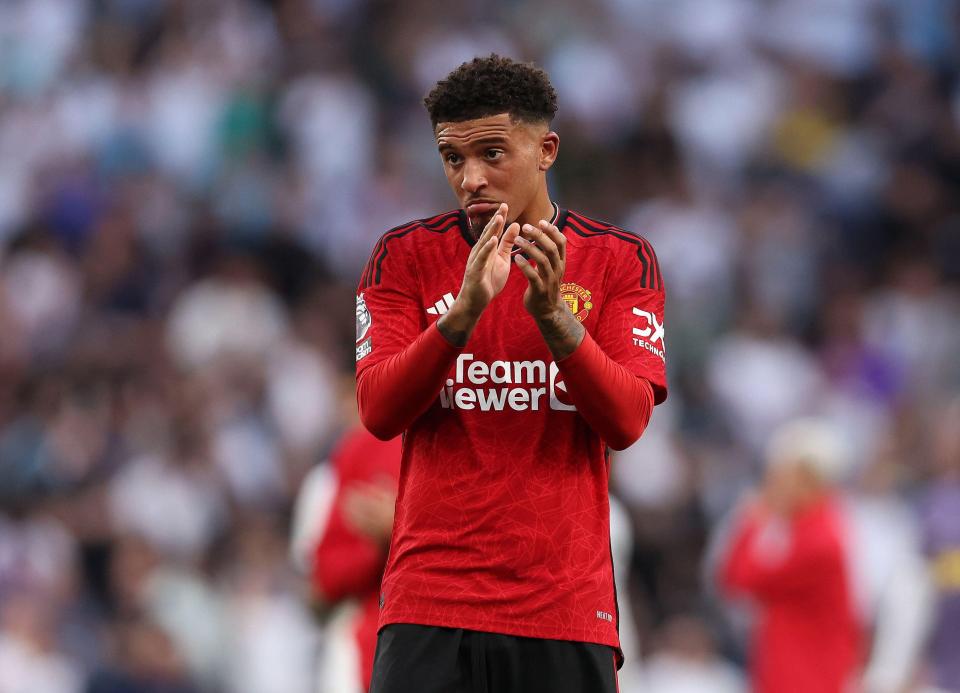 Man Utd will allegedly listen to 'any offer' for Jadon Sancho in January