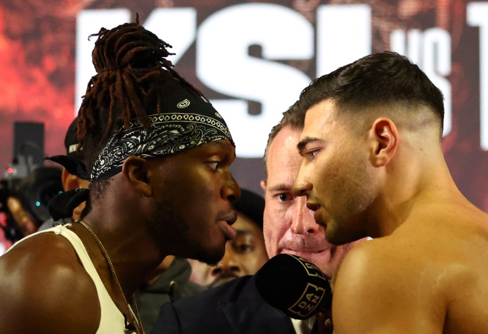 KSI and Tommy Fury fight in October 14