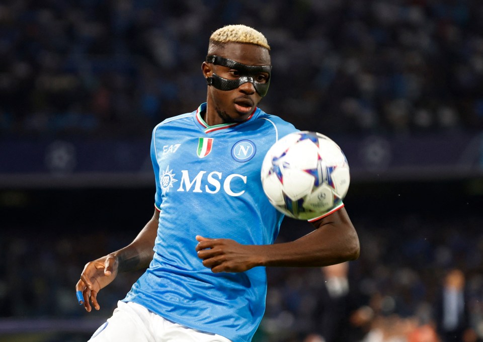 Victor Osimhen is struggling to agree a new contract at Napoli