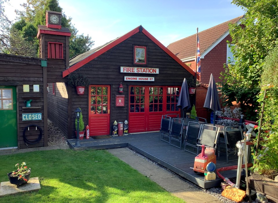 The Engine House is based upon a station where the owner worked with his father