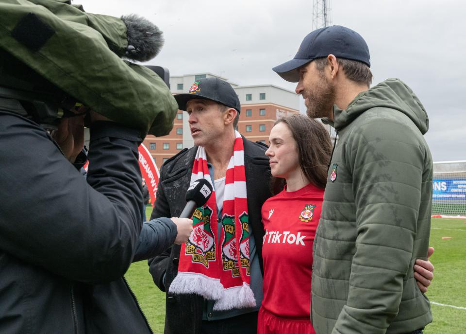 Wrexham's co-owners were chuffed with Hughes' performances as she helped them to the Genero Adran North title