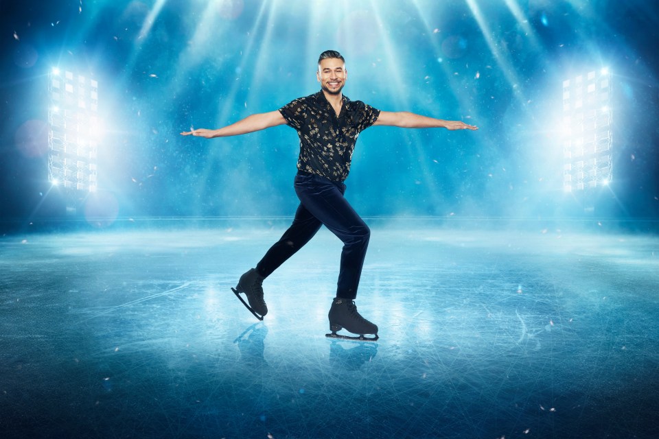 Ricky is appearing on the latest season of Dancing On Ice