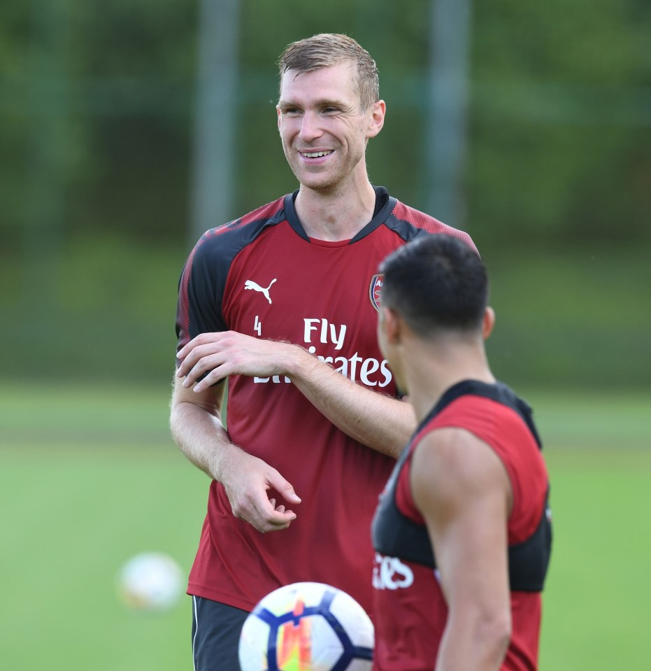 Burn also revealed 6ft 6in Per Mertesacker also made the selection