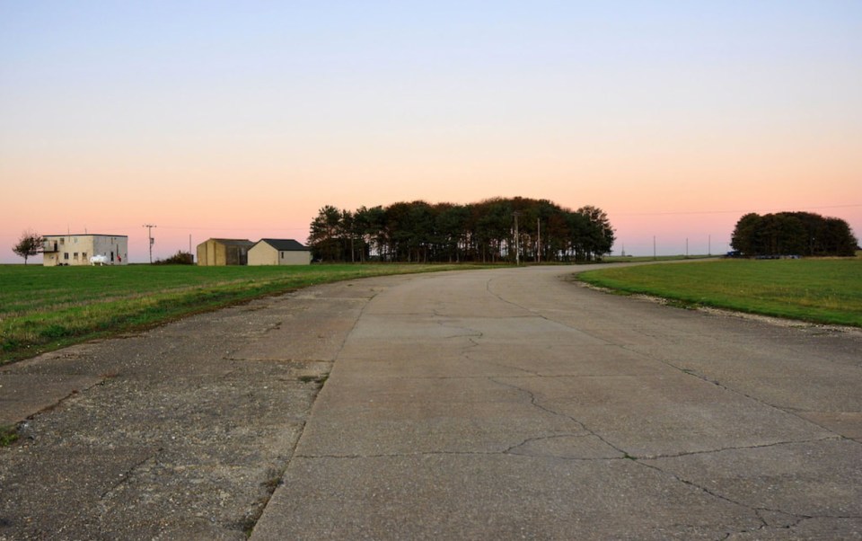 The crash took place at Langham Airfield in Norfolk