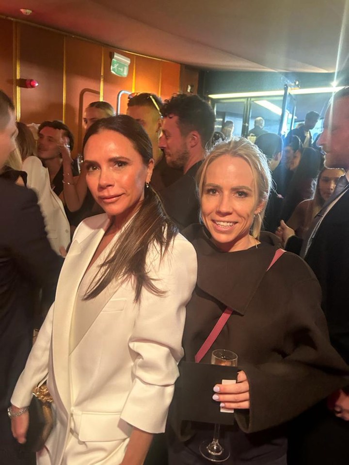 Sun columnist Clemmie with Victoria at tonight’s premiere