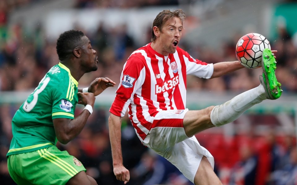 Peter Crouch’s long frame managed to get him a number of goals