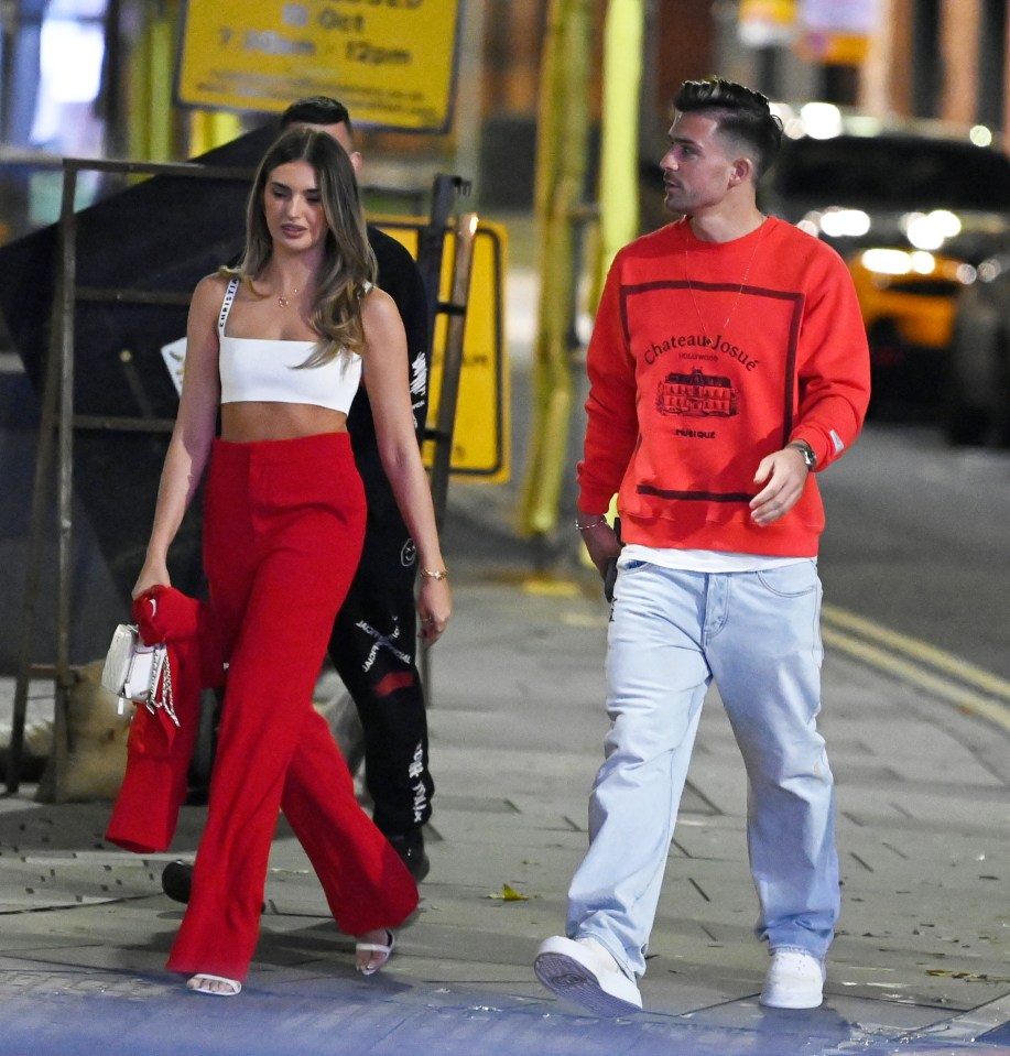 They wore matching red outfits as they ate out at the trendy Sexy Fish restaurant