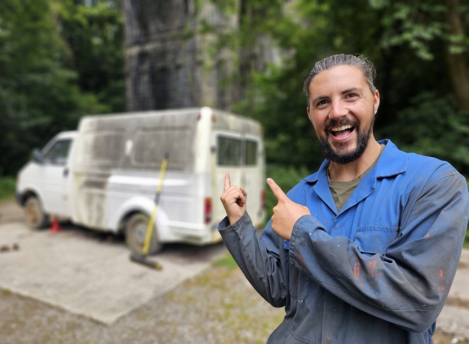 Chris Hoar bought his dad's run-down van