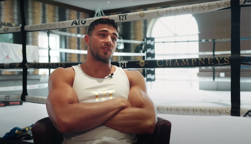 Tommy Fury spent his training camp to fight KSI in a hotel