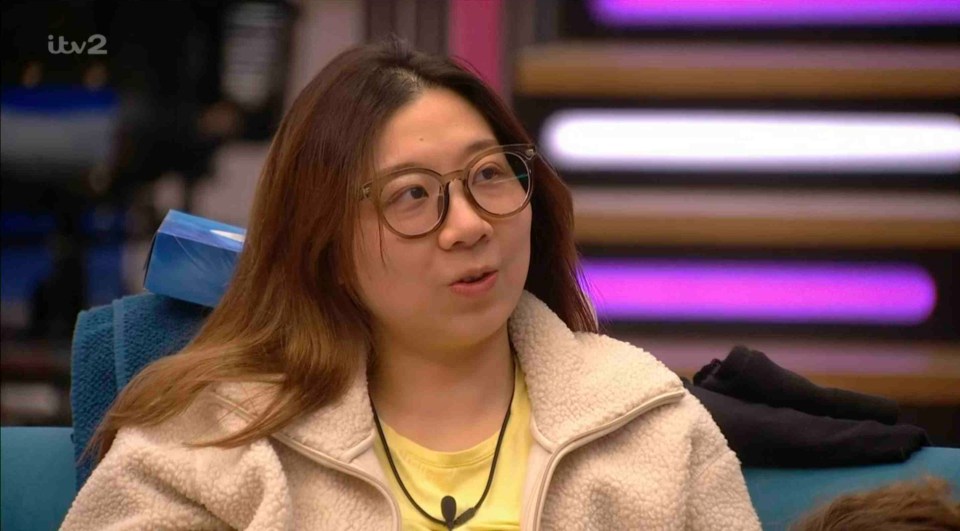 Yinrun was banished to the box by Big Brother for talking about nominations