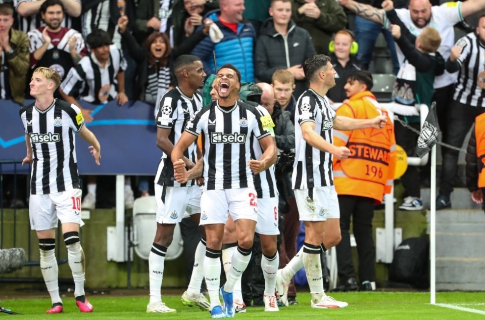 Newcastle ran out 4-1 winners over French champions Paris Saint-Germain on Wednesday