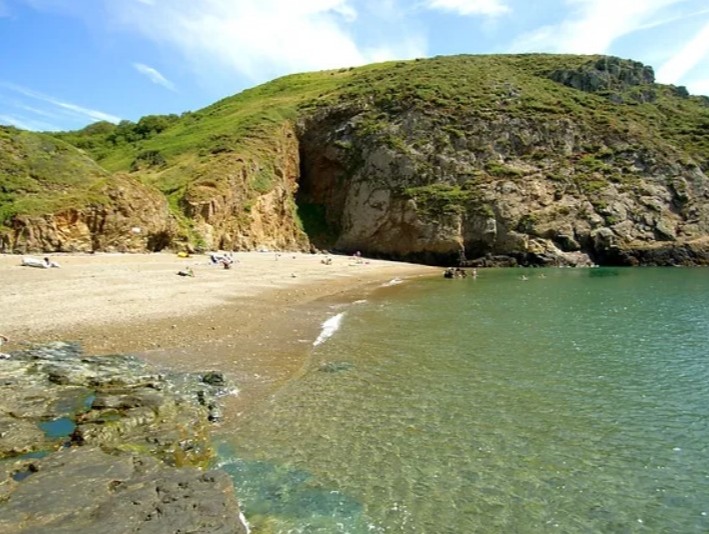 Most visitors flock to the hidden beaches on the island