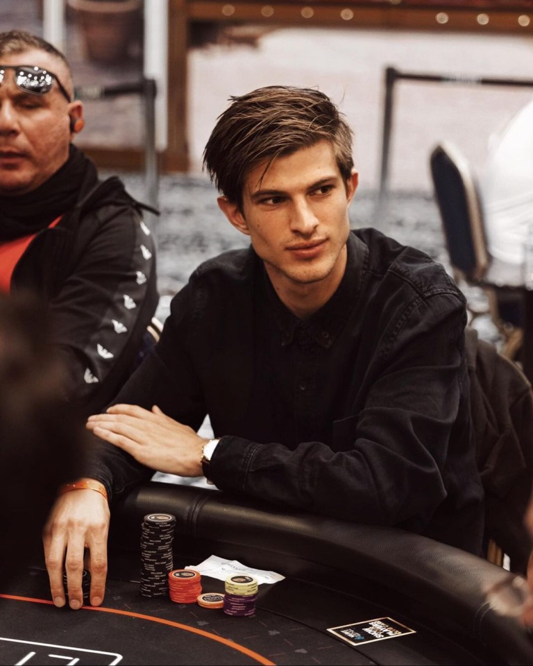 Mosbock is now a professional poker player and has earned over £1million since retiring