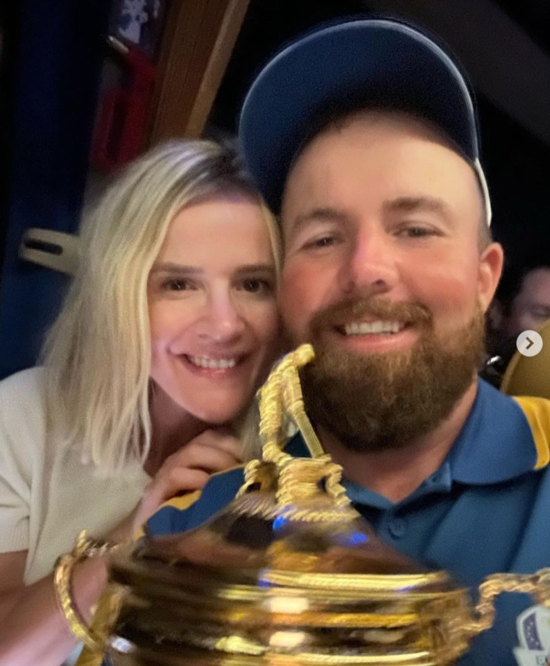 Shane Lowry paid a touching tribute to his wife Wendy for her support