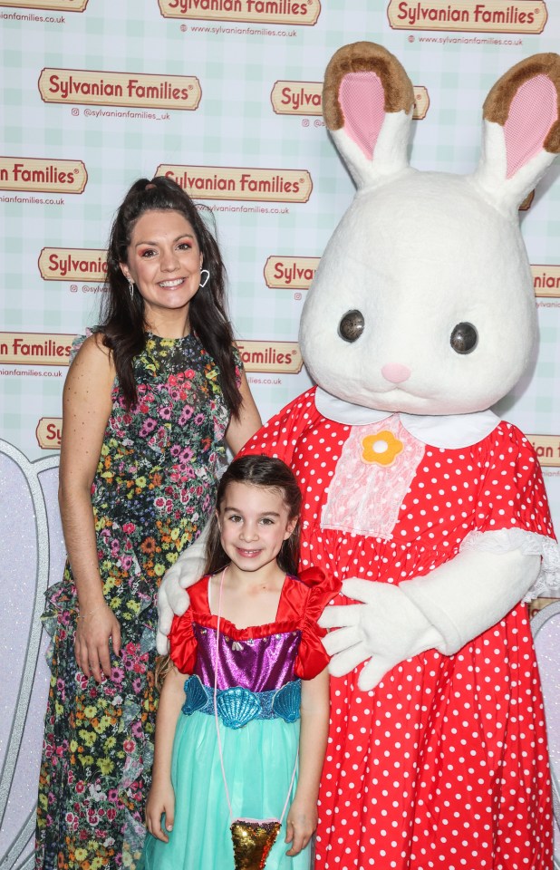 Laura attended the event with her daughter Charlotte