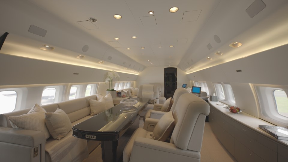 Footballers can charter a stunning jet during the off season