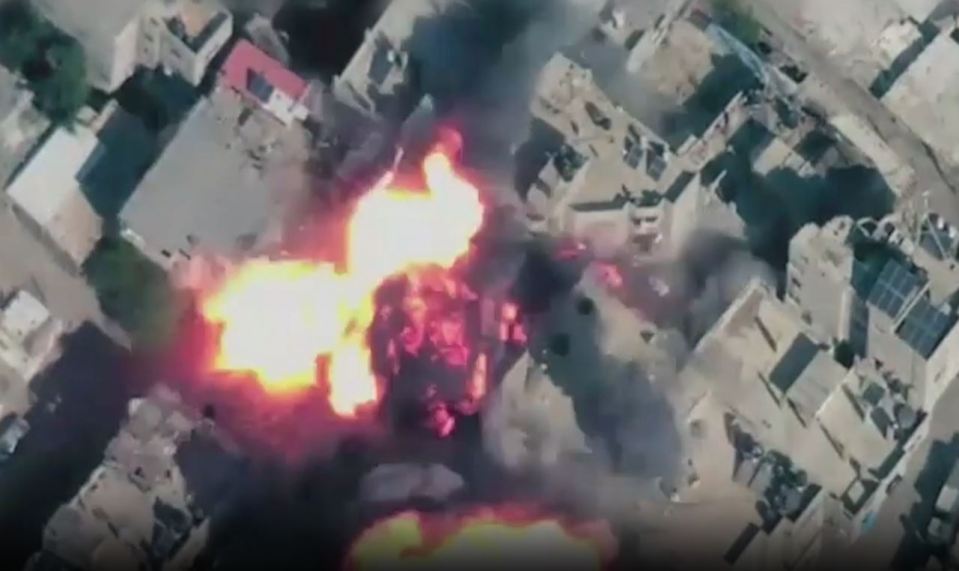 The moment an Israeli fighter jet wiped out a top Hamas commander