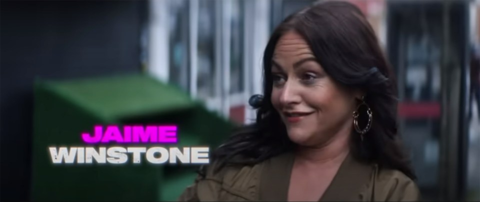 And Jaime Winstone is also in the latest movie of the cult hit series