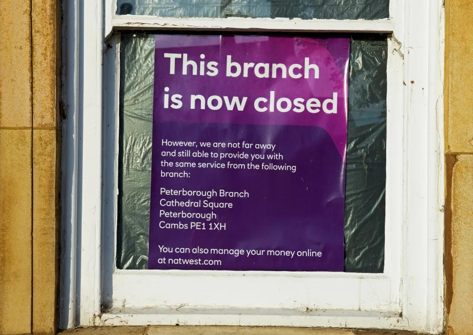 High streets across the country are losing bank branches