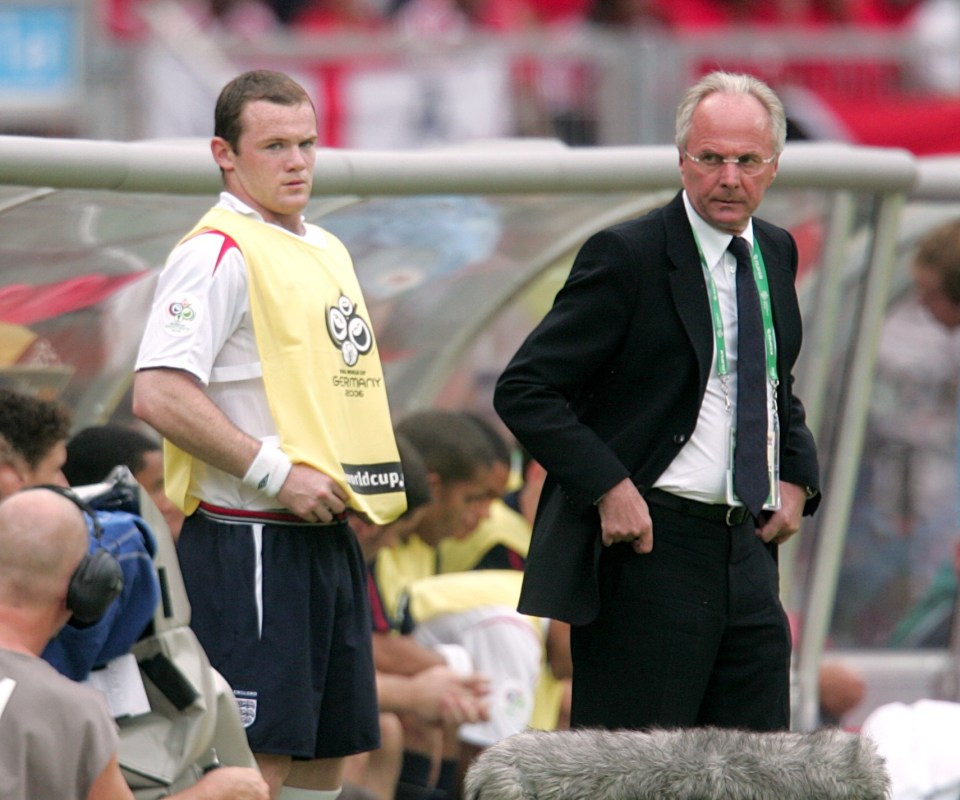 Eriksson urged fans not to make Rooney a scapegoat after the 2006 World Cup