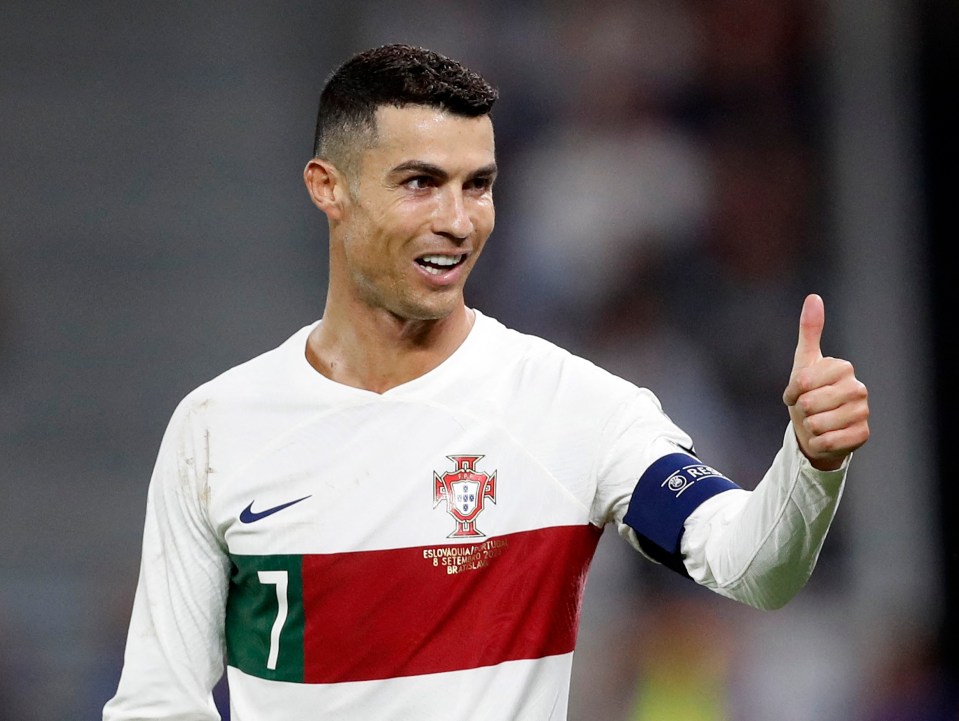 Ronaldo, 38, has earned 201 caps for his country