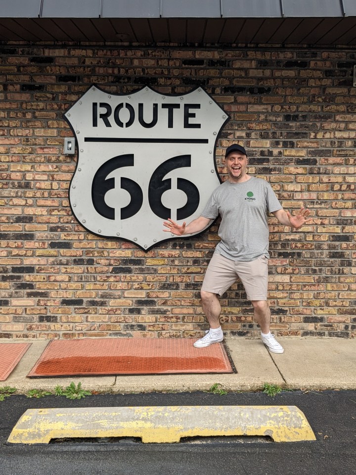 Don't forget to get your pics on Route 66, like Mark