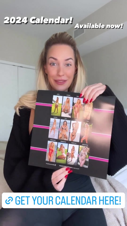 Paige has designed the calendar herself