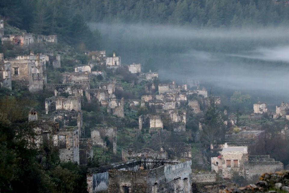 The town was left empty following the Greco-Turkish war of 1919-1922