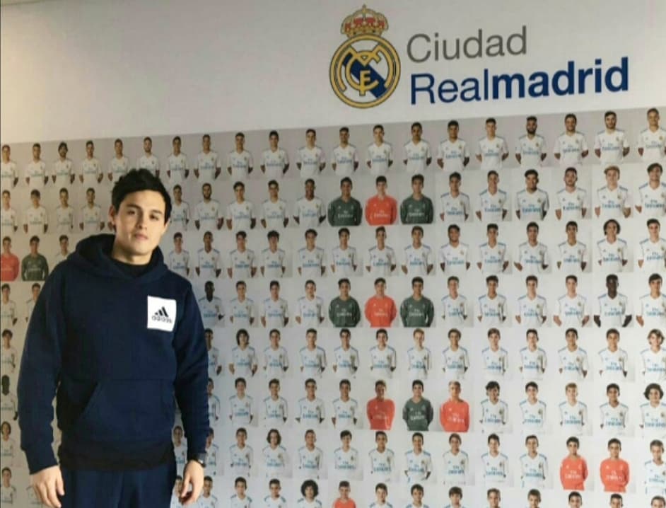 Armas visited Real Madrid while a student