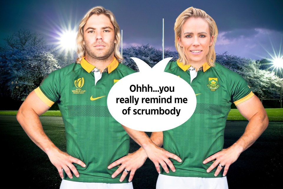 Yep, ladies and gentlemen . . .  if I were a bloke I’d be Springbok Faf de Klerk